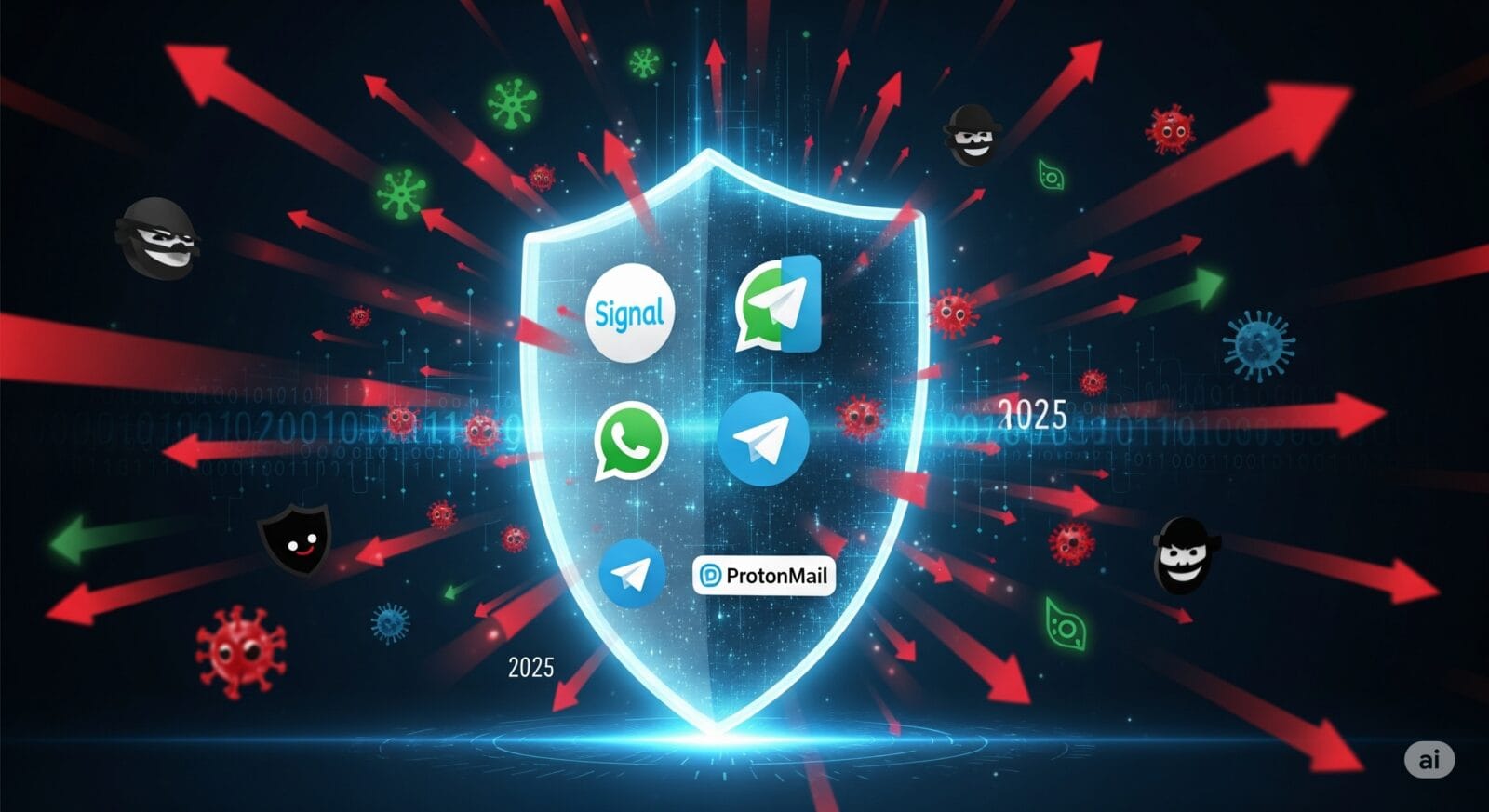 Encrypted Apps Amid Cyberattack