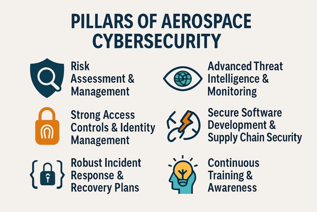 Pillers of Aero Space Cyber Security